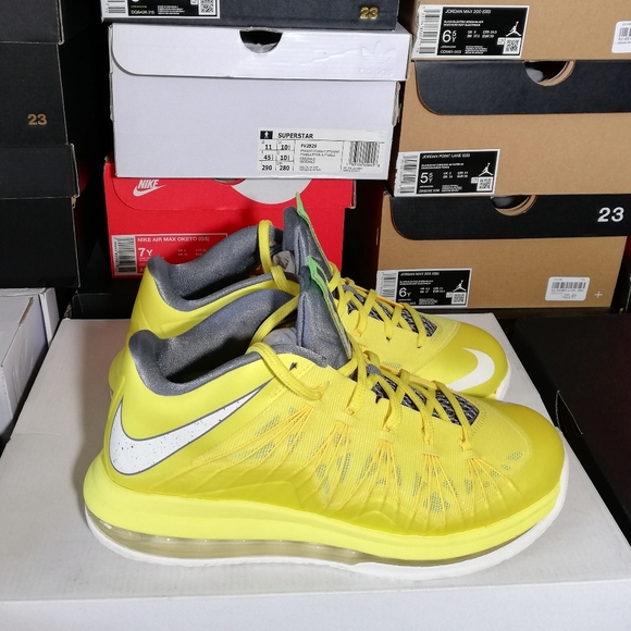 "RARE" NIKE AIR LEBRON JAMES 10 "SONIC" MEN'S SZ7.5➡️WOMEN'S SZ9 BRAND NEW - Picture 2 of 13